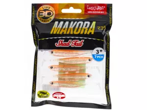 Lucky John 3D Makora Shad Tail 3"