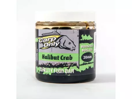 Dipovaný boilies Carp Only Halibut Crab 16mm 250ml