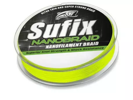 Sufix Nano Braid 100 m jasně žlutá